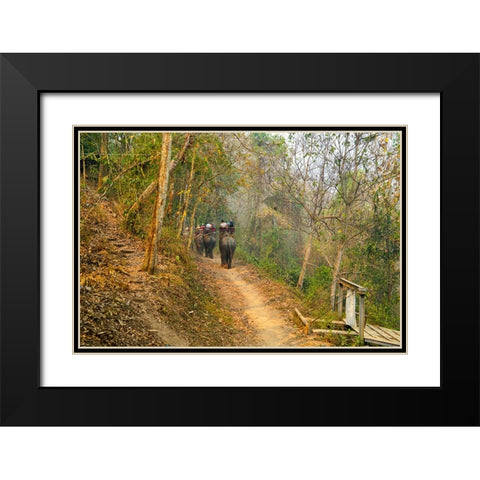 Thailand - 314 Black Modern Wood Framed Art Print with Double Matting by Heine, Ben