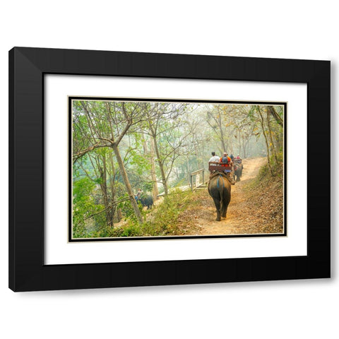 Thailand - 319 Black Modern Wood Framed Art Print with Double Matting by Heine, Ben