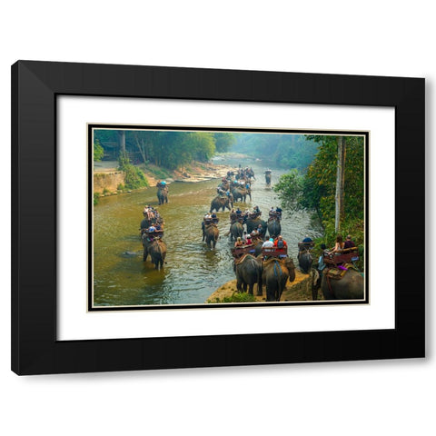 Thailand - 324 Black Modern Wood Framed Art Print with Double Matting by Heine, Ben