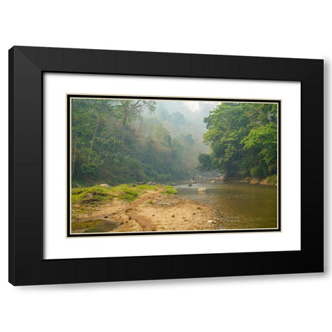 Thailand - 336 Black Modern Wood Framed Art Print with Double Matting by Heine, Ben