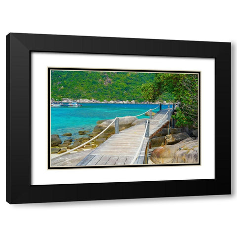 Thailand - 419 Black Modern Wood Framed Art Print with Double Matting by Heine, Ben