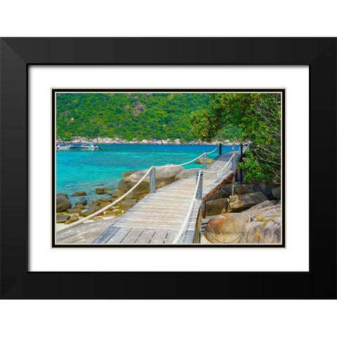 Thailand - 419 Black Modern Wood Framed Art Print with Double Matting by Heine, Ben