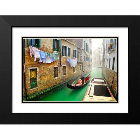 The Echo of a Dream Black Modern Wood Framed Art Print with Double Matting by Heine, Ben
