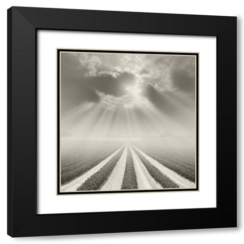 There is a God Somewhere Black Modern Wood Framed Art Print with Double Matting by Heine, Ben