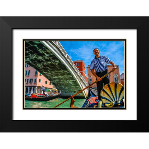 _SAM0761 Black Modern Wood Framed Art Print with Double Matting by Heine, Ben