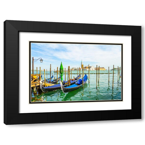 _SAM0996 Black Modern Wood Framed Art Print with Double Matting by Heine, Ben