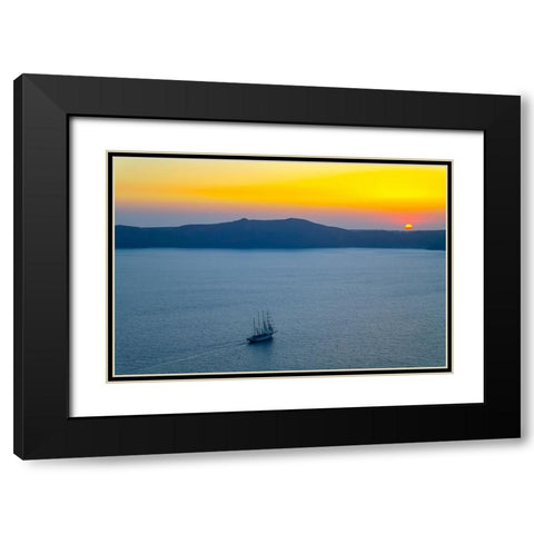 _SAM4017 Black Modern Wood Framed Art Print with Double Matting by Heine, Ben