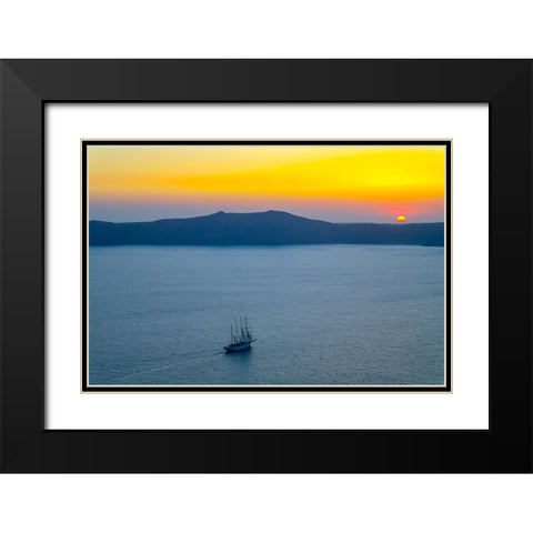 _SAM4017 Black Modern Wood Framed Art Print with Double Matting by Heine, Ben