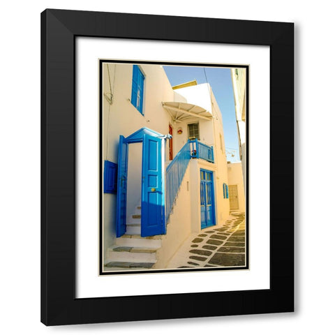 _SAM6660 Black Modern Wood Framed Art Print with Double Matting by Heine, Ben