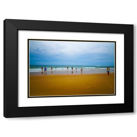 BEN09009 Black Modern Wood Framed Art Print with Double Matting by Heine, Ben