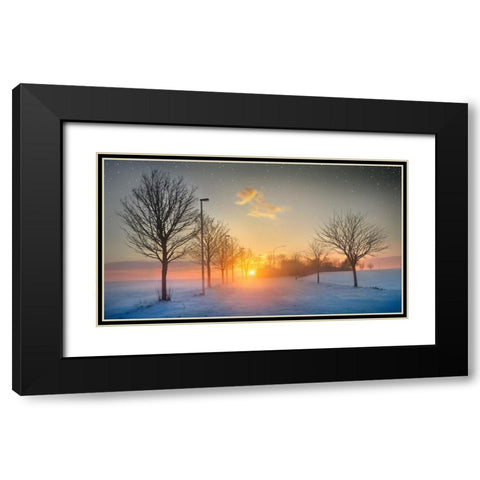 New Year, New Hopes Black Modern Wood Framed Art Print with Double Matting by Heine, Ben