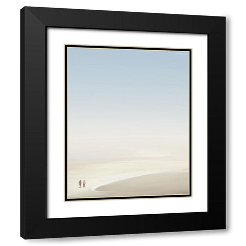 Nothing Can Happen to Us Black Modern Wood Framed Art Print with Double Matting by Heine, Ben