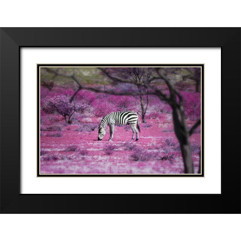 Once Upon a Time in Kenya - 7 Black Modern Wood Framed Art Print with Double Matting by Heine, Ben