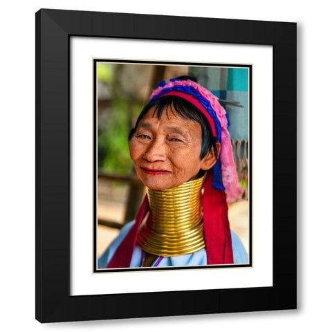Thailand - 137 Black Modern Wood Framed Art Print with Double Matting by Heine, Ben