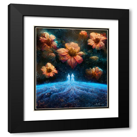 Astro Cruise 3 - Remember Where We Come From Black Modern Wood Framed Art Print with Double Matting by Heine, Ben