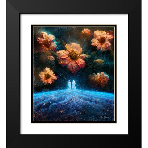Astro Cruise 3 - Remember Where We Come From Black Modern Wood Framed Art Print with Double Matting by Heine, Ben