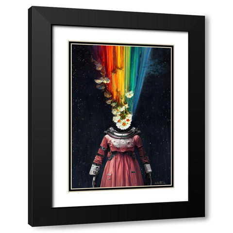 Astro Cruise 12 - 2 A Princess Dream Black Modern Wood Framed Art Print with Double Matting by Heine, Ben