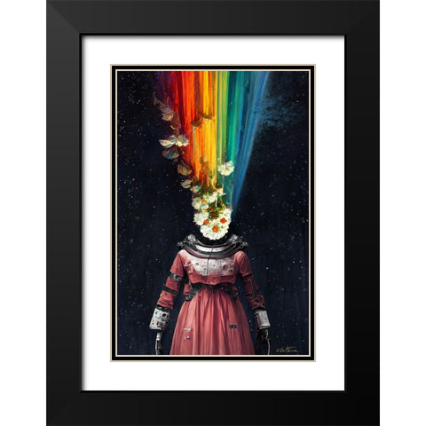 Astro Cruise 12 - 2 A Princess Dream Black Modern Wood Framed Art Print with Double Matting by Heine, Ben