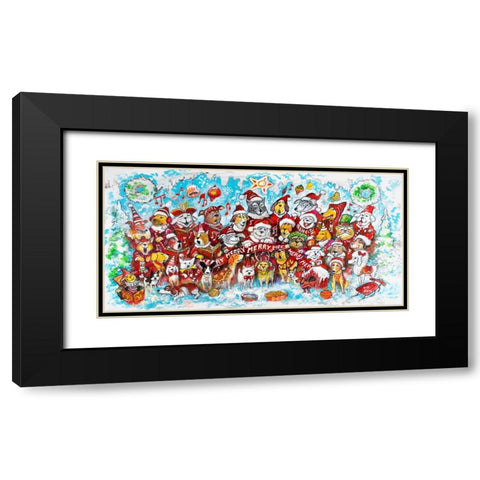 20161205 COM_4958 Black Modern Wood Framed Art Print with Double Matting by Bell, Bill