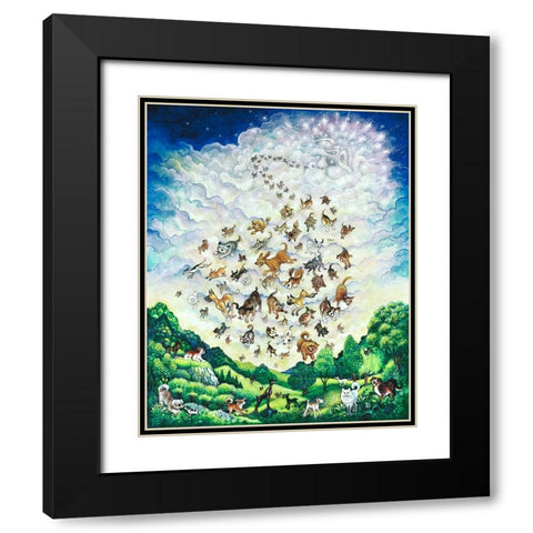 Canine Creation Black Modern Wood Framed Art Print with Double Matting by Bell, Bill