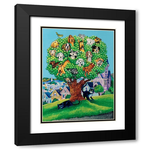 Buffys Dream Black Modern Wood Framed Art Print with Double Matting by Bell, Bill