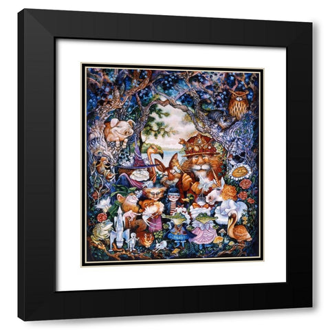 Pretenders Black Modern Wood Framed Art Print with Double Matting by Bell, Bill