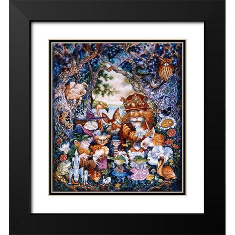 Pretenders Black Modern Wood Framed Art Print with Double Matting by Bell, Bill