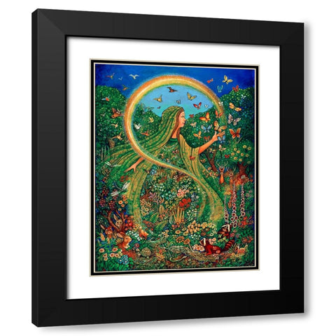 15 Black Modern Wood Framed Art Print with Double Matting by Bell, Bill