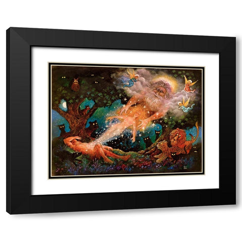19 Black Modern Wood Framed Art Print with Double Matting by Bell, Bill