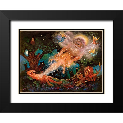 19 Black Modern Wood Framed Art Print with Double Matting by Bell, Bill