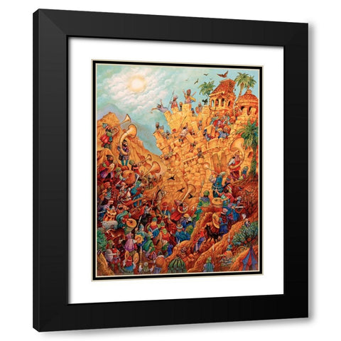 25 Black Modern Wood Framed Art Print with Double Matting by Bell, Bill