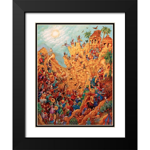 25 Black Modern Wood Framed Art Print with Double Matting by Bell, Bill