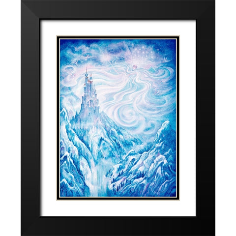 The Snow Queen  Black Modern Wood Framed Art Print with Double Matting by Bell, Bill
