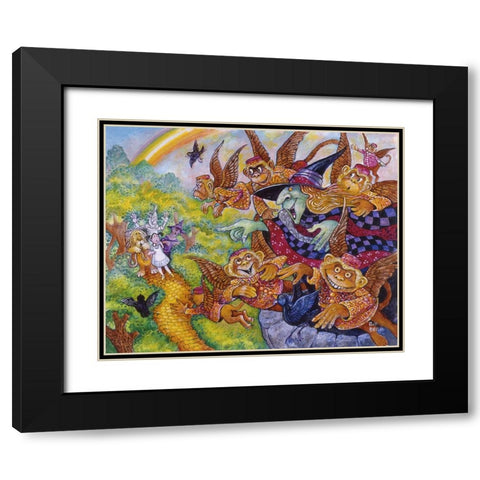 The Wicked Witch Black Modern Wood Framed Art Print with Double Matting by Bell, Bill