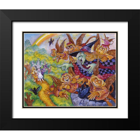 The Wicked Witch Black Modern Wood Framed Art Print with Double Matting by Bell, Bill