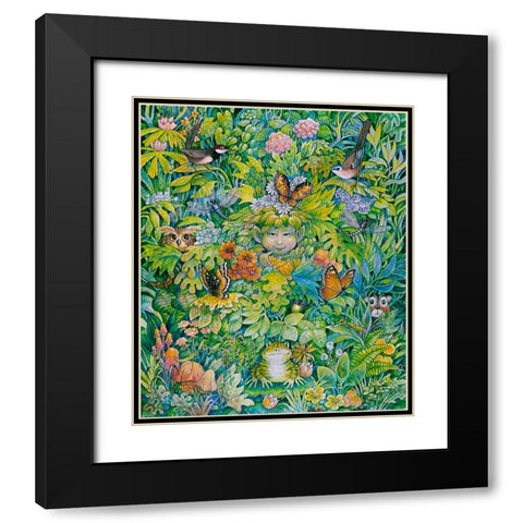 The Pixie Black Modern Wood Framed Art Print with Double Matting by Bell, Bill
