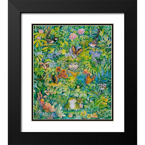 The Pixie Black Modern Wood Framed Art Print with Double Matting by Bell, Bill