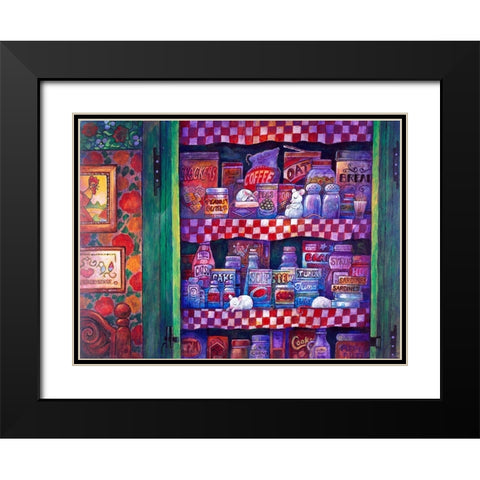 Night B4 I Black Modern Wood Framed Art Print with Double Matting by Bell, Bill