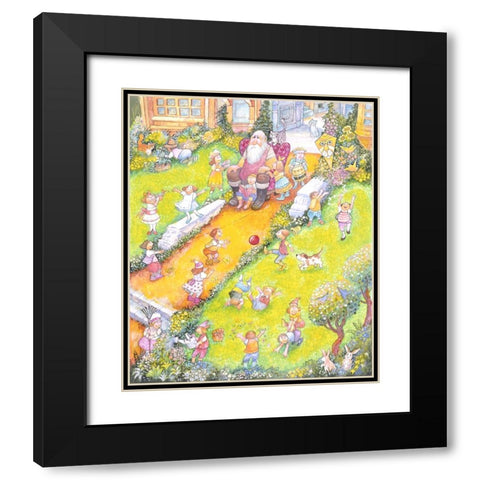 The Selfish Giant #14 Black Modern Wood Framed Art Print with Double Matting by Bell, Bill