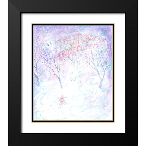 The Selfish Giant #18 Black Modern Wood Framed Art Print with Double Matting by Bell, Bill