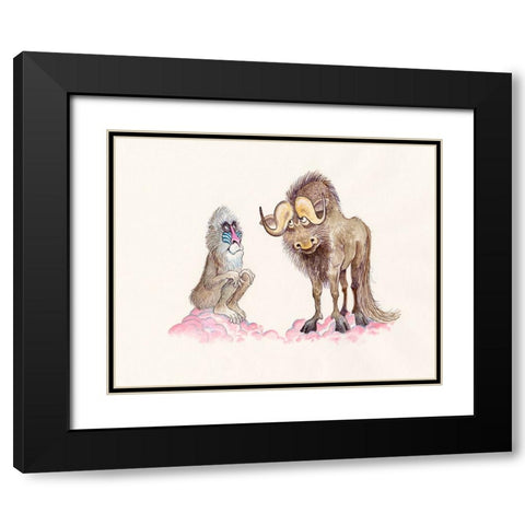 18C Black Modern Wood Framed Art Print with Double Matting by Bell, Bill