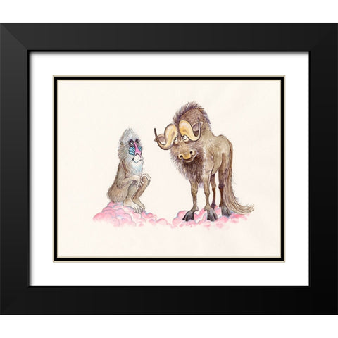 18C Black Modern Wood Framed Art Print with Double Matting by Bell, Bill