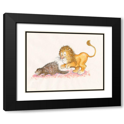 21B Black Modern Wood Framed Art Print with Double Matting by Bell, Bill