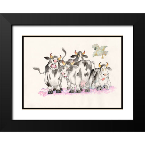 28C Black Modern Wood Framed Art Print with Double Matting by Bell, Bill