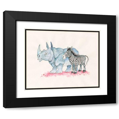 33A Black Modern Wood Framed Art Print with Double Matting by Bell, Bill
