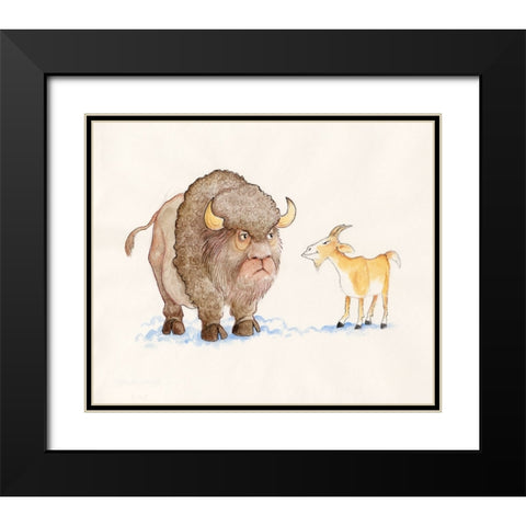34A Black Modern Wood Framed Art Print with Double Matting by Bell, Bill