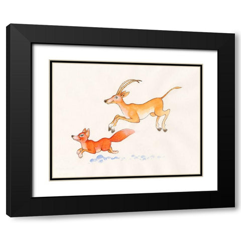 35A Black Modern Wood Framed Art Print with Double Matting by Bell, Bill