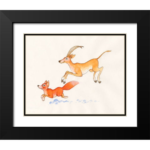 35A Black Modern Wood Framed Art Print with Double Matting by Bell, Bill