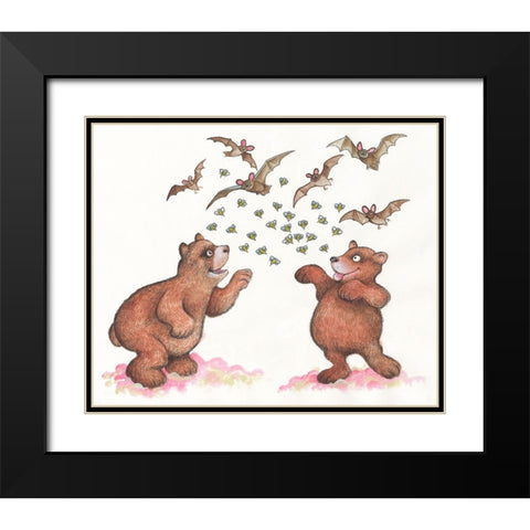 39B Black Modern Wood Framed Art Print with Double Matting by Bell, Bill