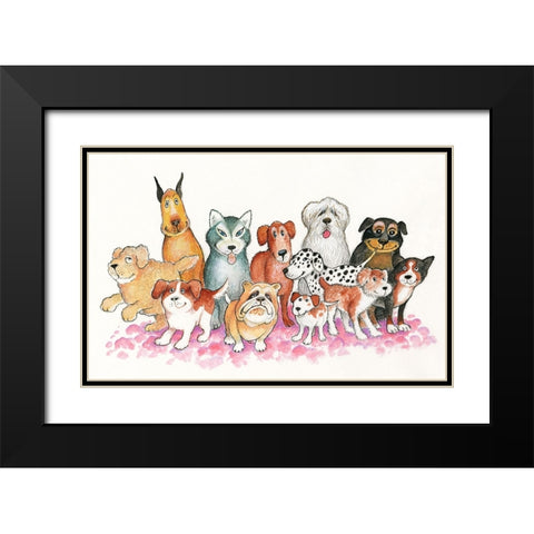 40A Black Modern Wood Framed Art Print with Double Matting by Bell, Bill